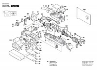Bosch 0 601 274 703 Gbs 75 Ae Belt Sander 230 V / Eu Spare Parts